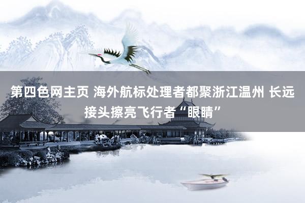 第四色网主页 海外航标处理者都聚浙江温州 长远接头擦亮飞行者“眼睛”