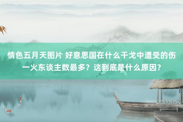 情色五月天图片 好意思国在什么干戈中遭受的伤一火东谈主数最多？这到底是什么原因？