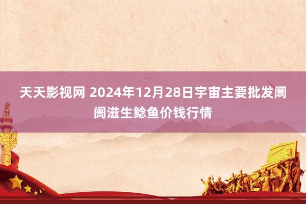 天天影视网 2024年12月28日宇宙主要批发阛阓滋生鲶鱼价钱行情