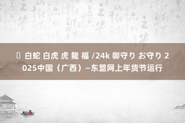 ✨白蛇 白虎 虎 龍 福 /24k 御守り お守り 2025中国（广西）—东盟网上年货节运行