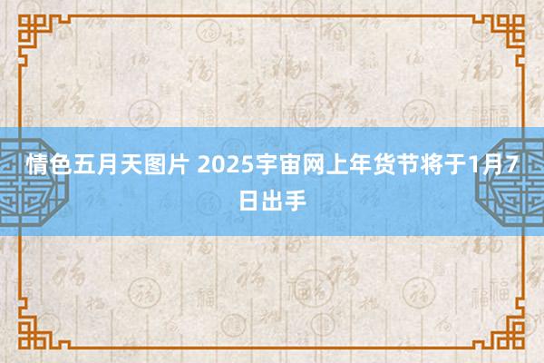 情色五月天图片 2025宇宙网上年货节将于1月7日出手