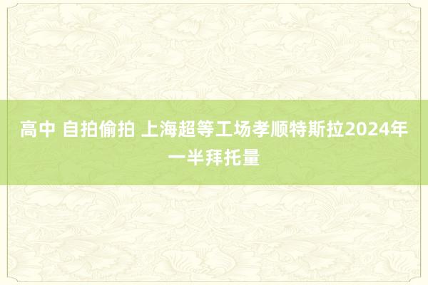 高中 自拍偷拍 上海超等工场孝顺特斯拉2024年一半拜托量