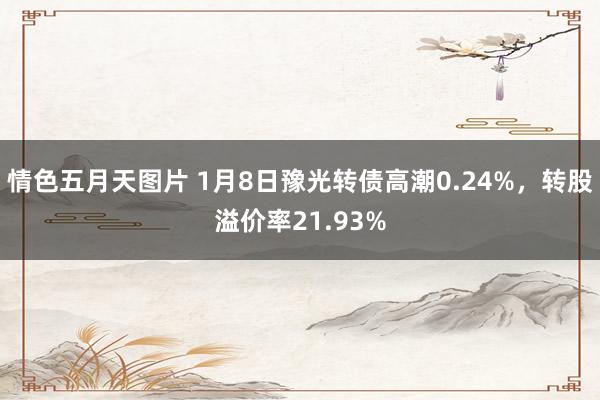 情色五月天图片 1月8日豫光转债高潮0.24%，转股溢价率21.93%