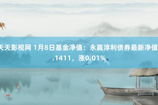 天天影视网 1月8日基金净值：永赢淳利债券最新净值1.1411，涨0.01%